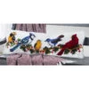 Herrschners Winter Birds Bench Pillow Latch Hook Kit -Textile Shop 130260 90731.1693410984