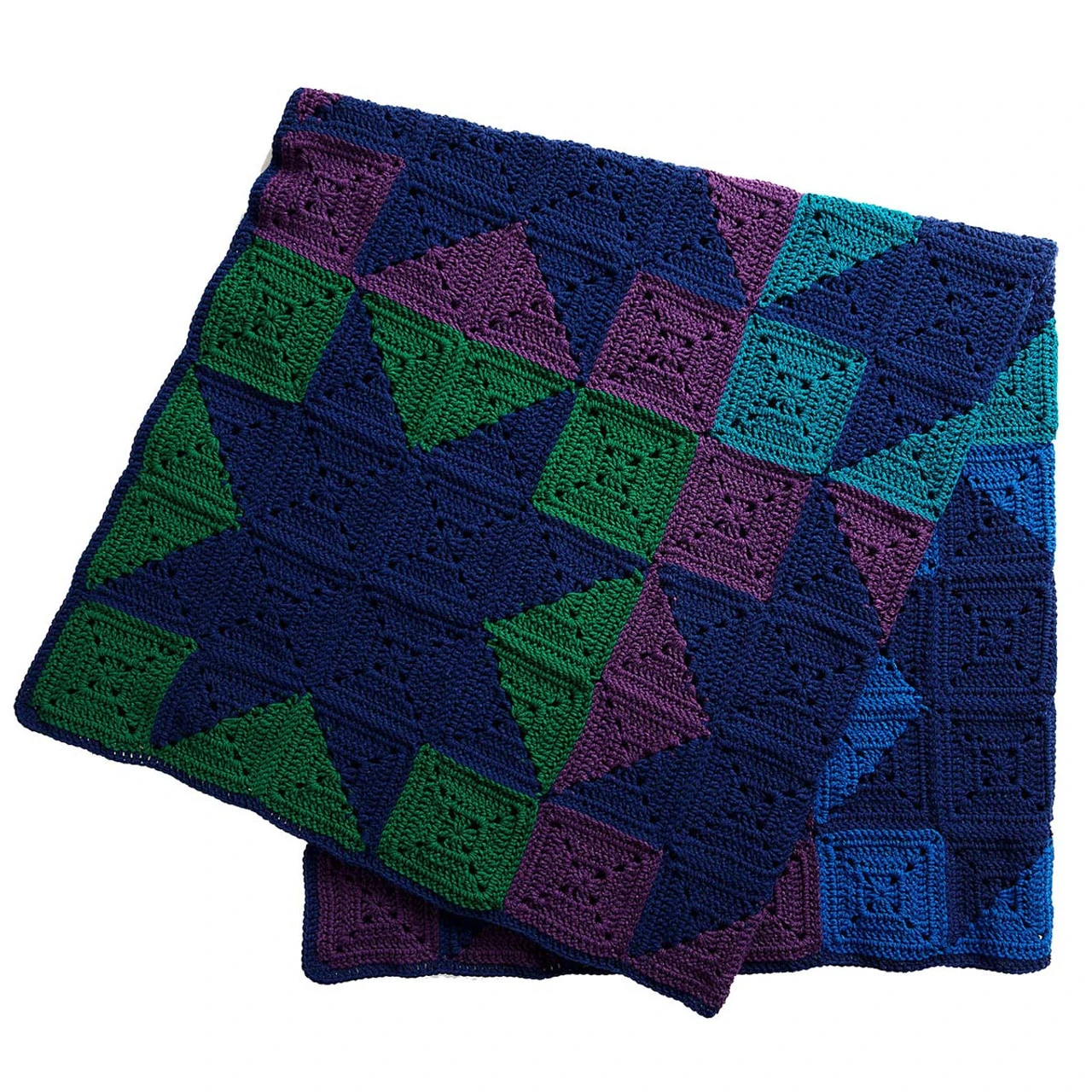 Red Heart Modern Patchwork Stars Afghan Crochet Kit 4 Red Heart Modern Patchwork Stars Afghan Crochet Kit - Image 2