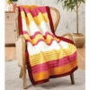 Herrschners Gladiolus Afghan Crochet Kit