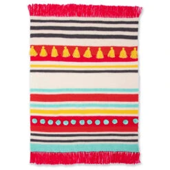 Red Heart Mighty Stripey Blanket Crochet Kit