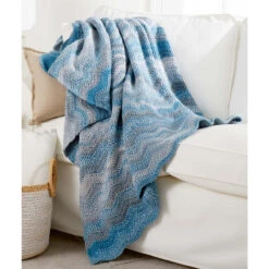 Premier® Premier Radiant Ripple Crochet Afghan Kit