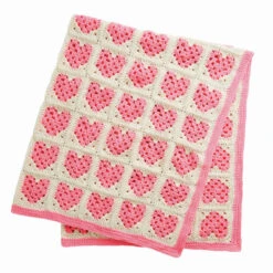 Red Heart Piece Of My Heart Blanket Crochet Kit