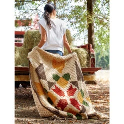 Premier® Premier Modern Bouquet Blanket Crochet Kit -Textile Shop 206218 3 31836.1693428531