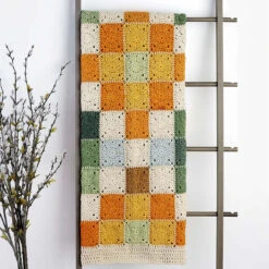 Caron Country Quilt Blanket Crochet Kit -Textile Shop 206253 4 23627.1693428566