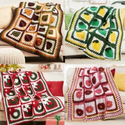 Herrschners Four Seasons Afghan Set Crochet Kit