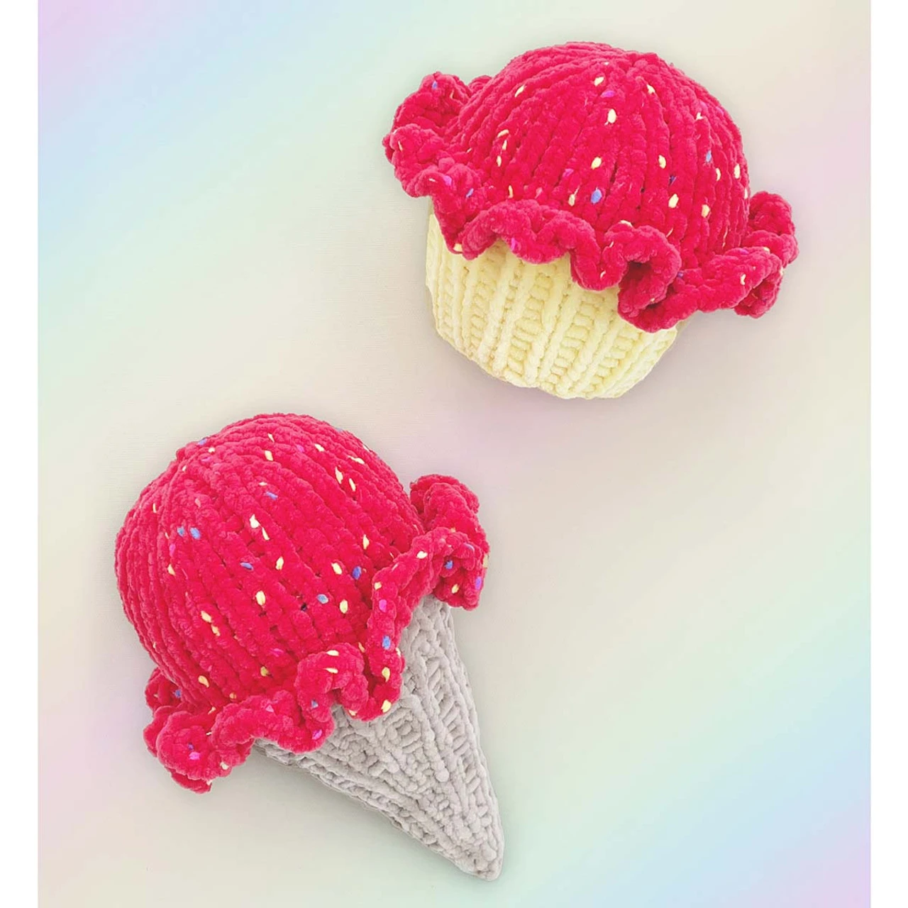 Premier® Premier Cupcake & Ice Cream Cone Knit Kit 3 Premier® Premier Cupcake & Ice Cream Cone Knit Kit