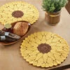 Village Yarn Sunflower Table Topper Crochet Kit -Textile Shop 235570 56672.1693431521