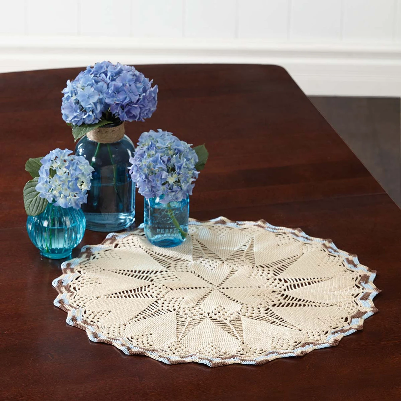 Herrschners Heart Table Topper Crochet Kit 3 Herrschners Heart Table Topper Crochet Kit
