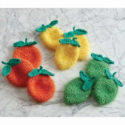 Herrschners Citrus Trio Scrubbies Crochet Kit