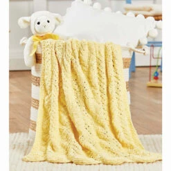 Herrschners Sweet Little Baby Blanket Knit Kit