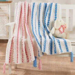 Herrschners Dreamy Baby Blanket Crochet Kit