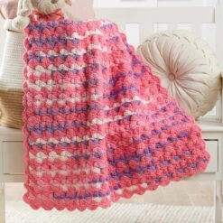 Herrschners Bundle Of Joy Blanket Crochet Kit