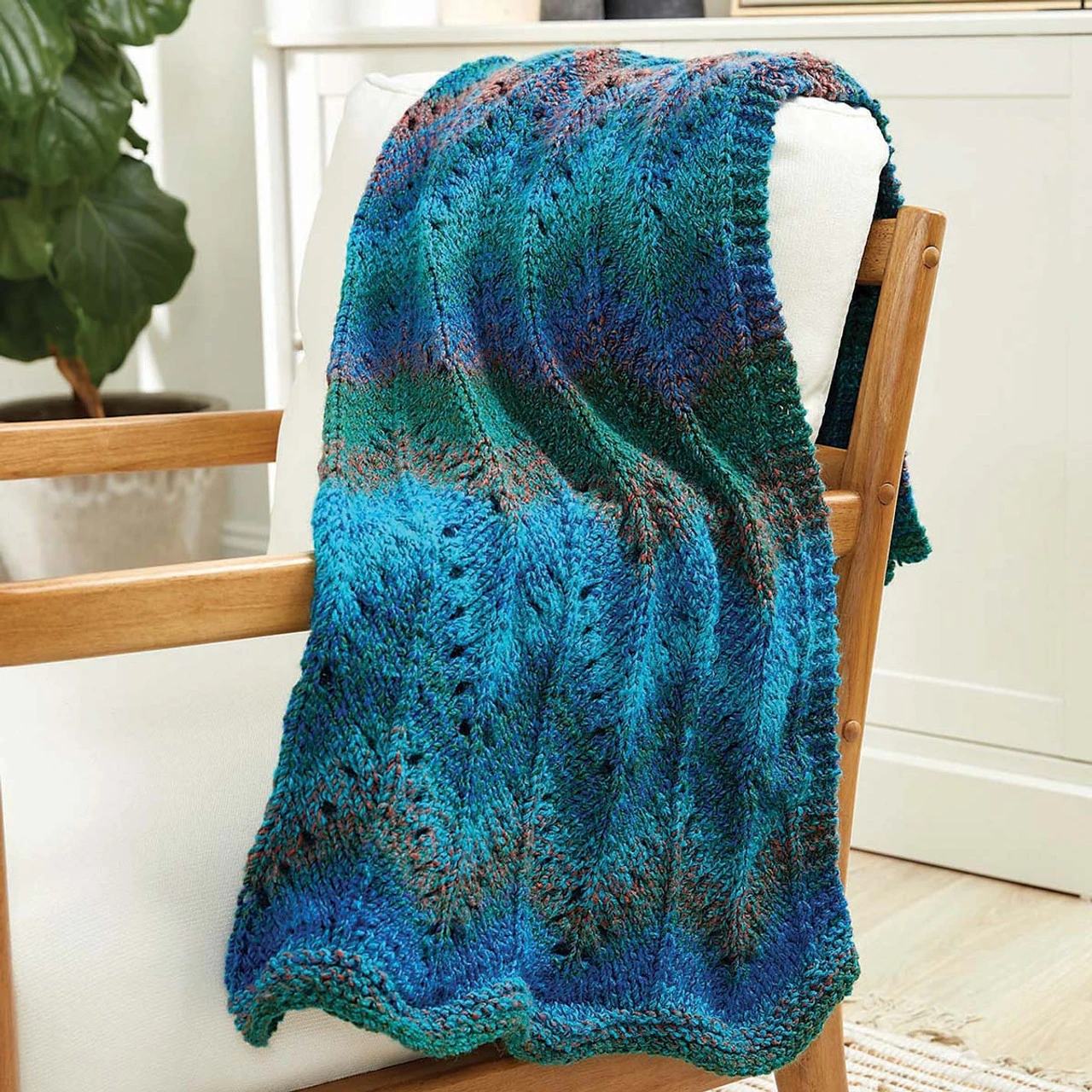 Premier® Premier Lace Chevron Columns Throw Knit Kit 3 Premier® Premier Lace Chevron Columns Throw Knit Kit