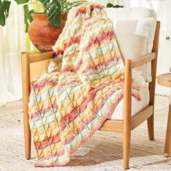 Premier® Premier Purl Fans Throw Knit Kit