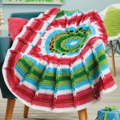 Herrschners Nostalgic Round Crochet Afghan Kit