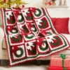 Herrschners Holiday Wreaths Afghan Crochet Kit -Textile Shop 584989 76125.1693468028
