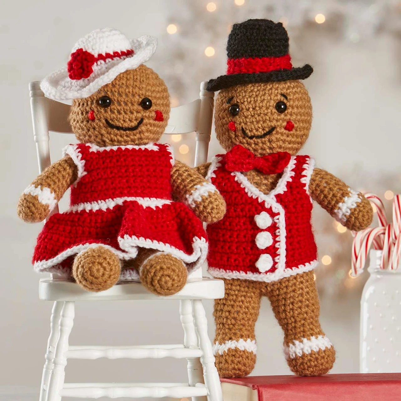 Herrschners Gingerbread Friends Crochet Kit 3 Herrschners Gingerbread Friends Crochet Kit