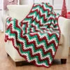 Herrschners Holiday Velvet Afghan Crochet Kit