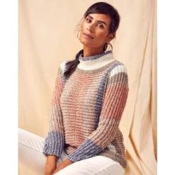 Universal Yarn Ribline Pullover Knit Kit 8 Universal Yarn Ribline Pullover Knit Kit -Textile Shop 734180P 3 71331.1663128887